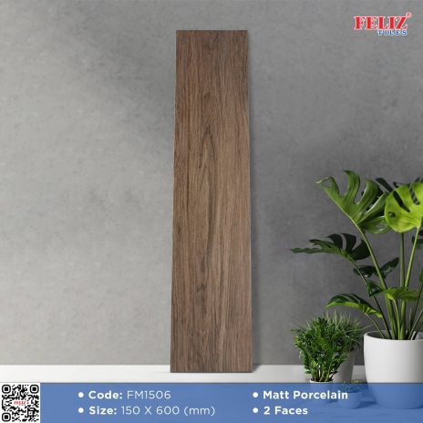 150x600mm | Matt Porcelain - 2 Faces | Mã FM1506