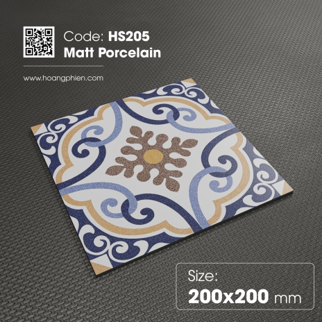 Matt Porcelain | 200x200mm | MÃ HS205