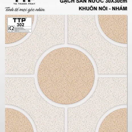 Gạch sàn nước 30×30cm TTP 302
