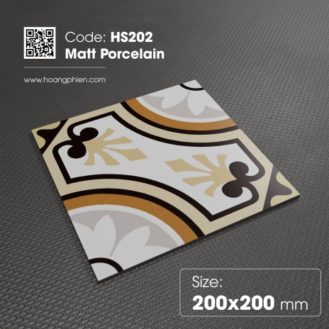 Matt Porcelain | 200x200mm | MÃ HS202