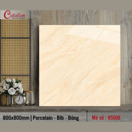 80x80cm | Porcelain - Blb - Bóng | Mã 85006