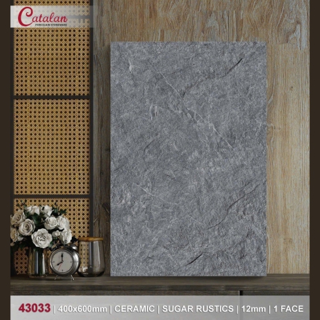 40x60cm | Ceramic | Sugar Rustics | 12mm | 1 FACE | Mã 43033